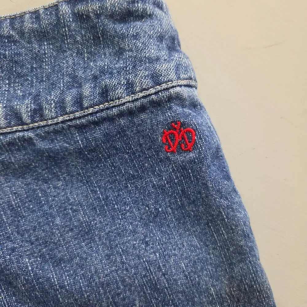 Diva Doll by Lee Denim Jean Shorts Junior 5 Womens XS Low Rise Y2K Festival